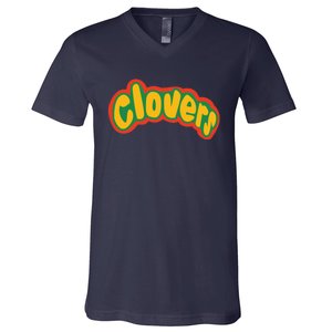 Clovers Bring It On Uniform Symbol V-Neck T-Shirt