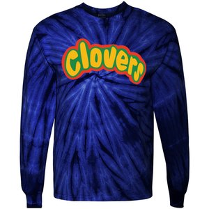 Clovers Bring It On Uniform Symbol Tie-Dye Long Sleeve Shirt