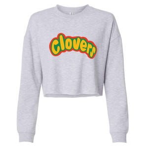 Clovers Bring It On Uniform Symbol Cropped Pullover Crew