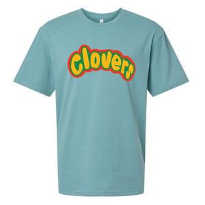 Clovers Bring It On Uniform Symbol Sueded Cloud Jersey T-Shirt