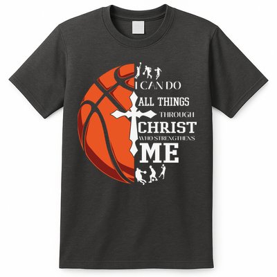 Christian Basketball I Can Do All Things Through Christ T-Shirt