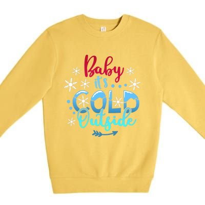 Christmas Baby ItS Cold Outside Premium Crewneck Sweatshirt