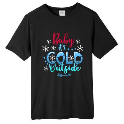 Christmas Baby ItS Cold Outside Tall Fusion ChromaSoft Performance T-Shirt