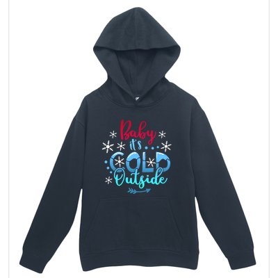 Christmas Baby ItS Cold Outside Urban Pullover Hoodie