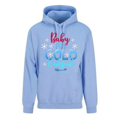 Christmas Baby ItS Cold Outside Unisex Surf Hoodie