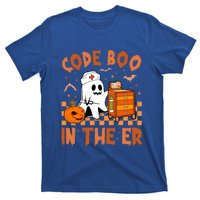 Code Boo In The Er Nurse Halloween Ghost Nurse Emergency Meaningful Gift T-Shirt