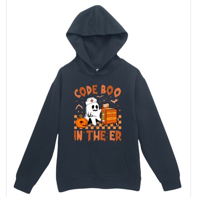 Code Boo In The Er Nurse Halloween Ghost Nurse Emergency Meaningful Gift Urban Pullover Hoodie