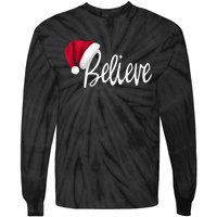 Christmas - Believe in Santa Claus Shirt Tie-Dye Long Sleeve Shirt