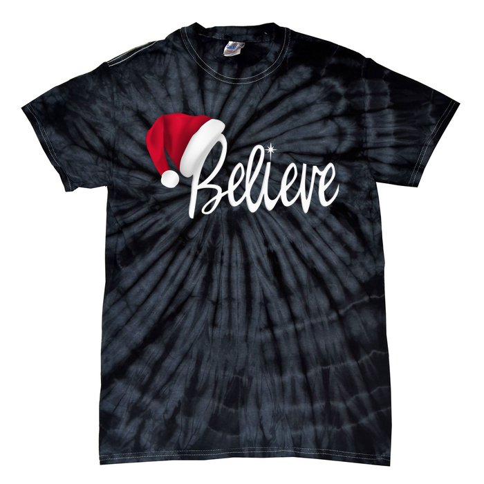 Christmas - Believe in Santa Claus Shirt Tie-Dye T-Shirt