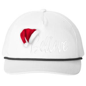 Christmas - Believe in Santa Claus Shirt Shirt Snapback Five-Panel Rope Hat