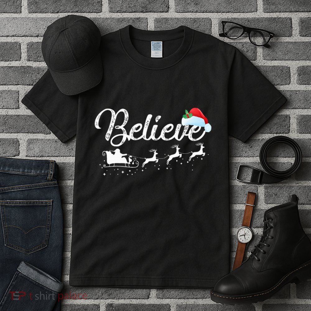 Christmas Believe in Santa Claus Tall T-Shirt
