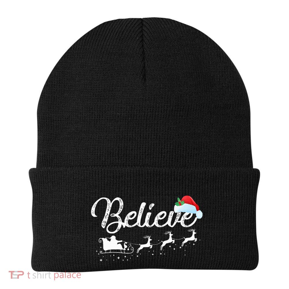 Christmas Believe in Santa Claus Beanie