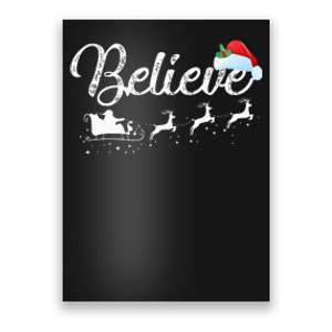 Christmas Believe in Santa Claus Poster