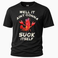 Crawfish Boil It Aint Gonna Suck Itself Lobster Cooling Performance Crew T-Shirt