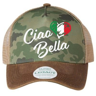 Ciao Bella Italian Hello Beautiful Gift Legacy Tie Dye Trucker Hat