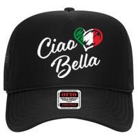 Ciao Bella Italian Hello Beautiful Gift High Crown Mesh Back Trucker Hat