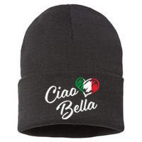 Ciao Bella Italian Hello Beautiful Gift Sustainable Knit Beanie