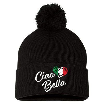 Ciao Bella Italian Hello Beautiful Gift Pom Pom 12in Knit Beanie