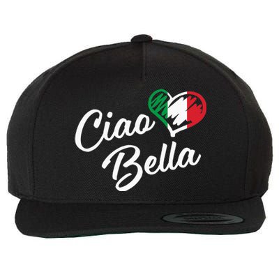 Ciao Bella Italian Hello Beautiful Gift Wool Snapback Cap