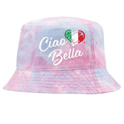 Ciao Bella Italian Hello Beautiful Gift Tie-Dyed Bucket Hat