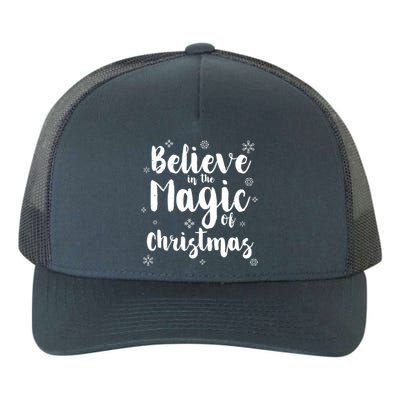 Christmas Believe In The Magic Of Christmas Cool Gift Yupoong Adult 5-Panel Trucker Hat