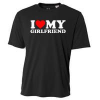 Classic Black I Love My Girlfriend Cooling Performance Crew T-Shirt