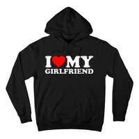 Classic Black I Love My Girlfriend Hoodie