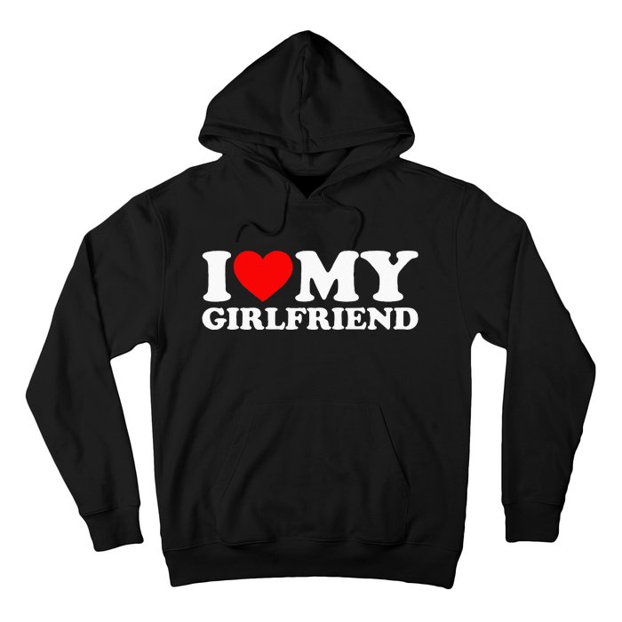 Classic Black I Love My Girlfriend Hoodie