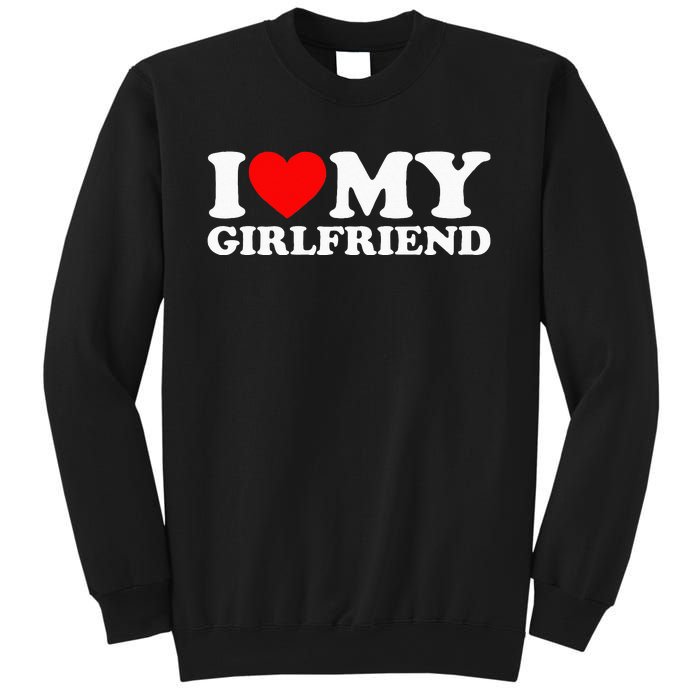 Classic Black I Love My Girlfriend Sweatshirt