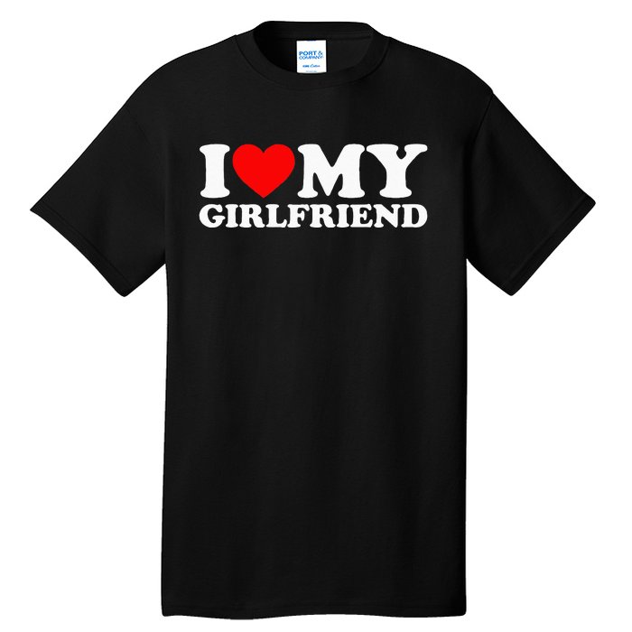 Classic Black I Love My Girlfriend Tall T-Shirt