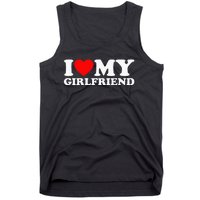 Classic Black I Love My Girlfriend Tank Top