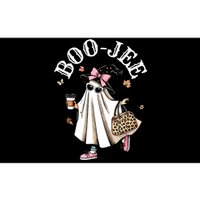 Cute Boo Jee Ghost Halloween Leopard Ghost Coffee Women Bumper Sticker