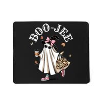 Cute Boo Jee Ghost Halloween Leopard Ghost Coffee Women Mousepad