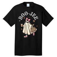 Cute Boo Jee Ghost Halloween Leopard Ghost Coffee Tall T-Shirt