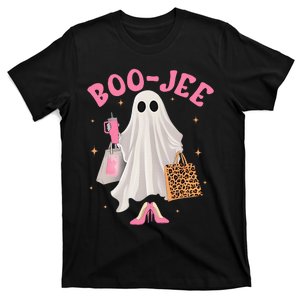 Cute Boo Jee Tumbler Ghost Boujee Halloween Girl Women T-Shirt