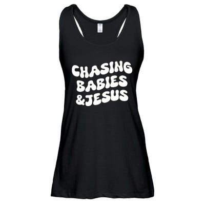 Chasing Babies & Jesus Ladies Essential Flowy Tank