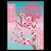 Cherry Blossom Japanese Sakura Vaporwave Aesthetic Impact Tech Backpack