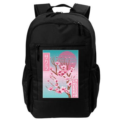Cherry Blossom Japanese Sakura Vaporwave Aesthetic Backpack