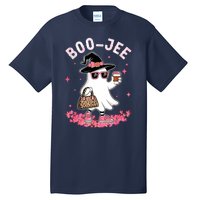 Cute Boo Jee Ghost Halloween Leopard Ghost Coffee Women Tall T-Shirt