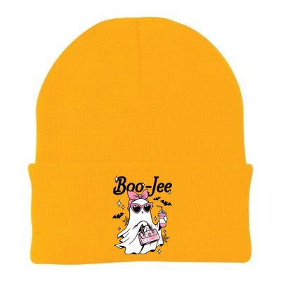 Cute Boo Jee Ghost Halloween Bandana Ghost Coffee Knit Cap Winter Beanie