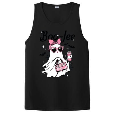 Cute Boo Jee Ghost Halloween Bandana Ghost Coffee PosiCharge Competitor Tank