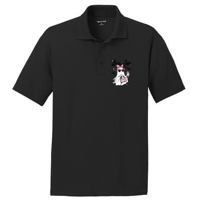 Cute Boo Jee Ghost Halloween Bandana Ghost Coffee PosiCharge RacerMesh Polo