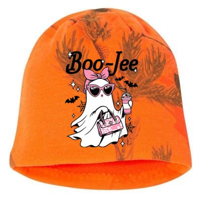 Cute Boo Jee Ghost Halloween Bandana Ghost Coffee Kati - Camo Knit Beanie