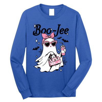 Cute Boo Jee Ghost Halloween Bandana Ghost Coffee Long Sleeve Shirt