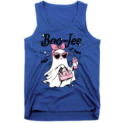 Cute Boo Jee Ghost Halloween Bandana Ghost Coffee Tank Top