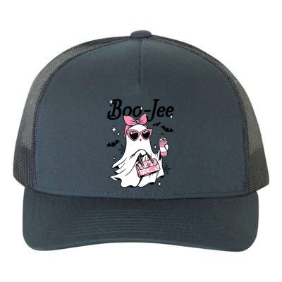 Cute Boo Jee Ghost Halloween Bandana Ghost Coffee Yupoong Adult 5-Panel Trucker Hat