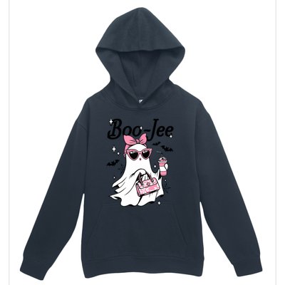 Cute Boo Jee Ghost Halloween Bandana Ghost Coffee Urban Pullover Hoodie