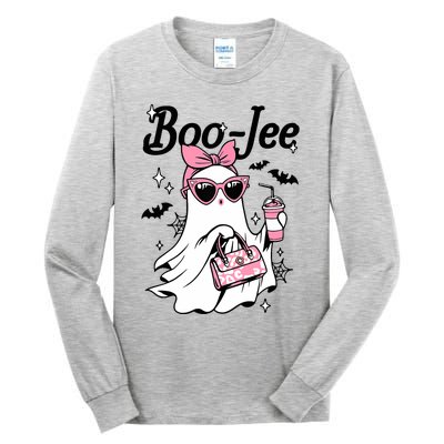 Cute Boo Jee Ghost Halloween Bandana Ghost Coffee Tall Long Sleeve T-Shirt