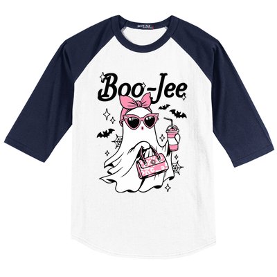 Cute Boo Jee Ghost Halloween Bandana Ghost Coffee Baseball Sleeve Shirt