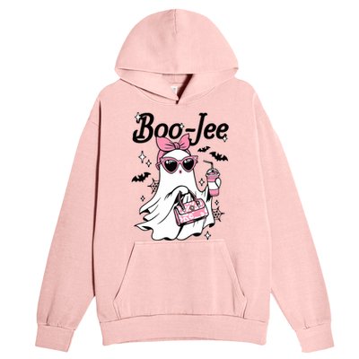 Cute Boo Jee Ghost Halloween Bandana Ghost Coffee Urban Pullover Hoodie